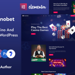 Casinobet Online Casino and Gambling WordPress Theme # 338221