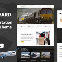 Portyard Logistics and Transportation Shopify Theme # 338442