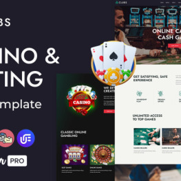 Clubs Online Casino Games WordPress Theme # 339304