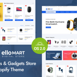 Ellomart Electronics MultiPurpose Shopify Theme # 339544