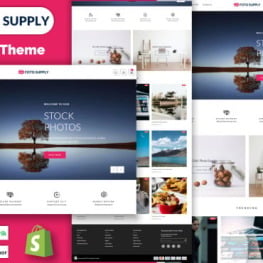 Foto Supply Stock Photo Photography Shopify Theme # 340363