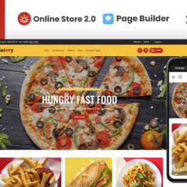 Eatery Responsive Food Shopify Theme # 341074