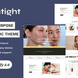 Skintight Cosmetics Beauty store Shopify Theme # 341321