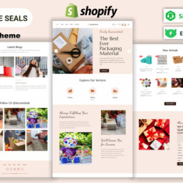 Secure Seals Packaging Material Shopify Theme # 341419