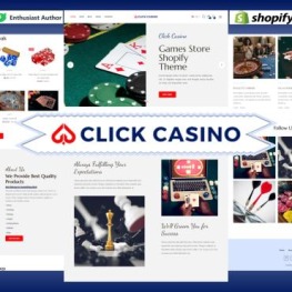 Click Casino Online Casino Shopify Theme # 341420