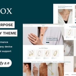 Brijox A Luxurious Jewelry Imitation Shopify Theme # 344467