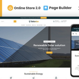 Solarize Solar Energy Shopify Theme # 344998
