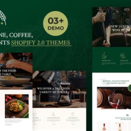 Bistro Restaurant and Drink Shopify Theme # 346672