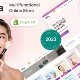 Ollia Cosmetics and Beauty Health Shopify Theme # 347540