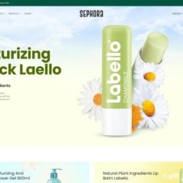 Sephora Beauty Cosmetic Shopify Theme # 347541