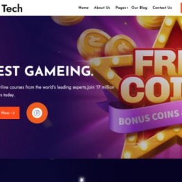 Tech Casino Affiliate Gambling WordPress Theme # 348058