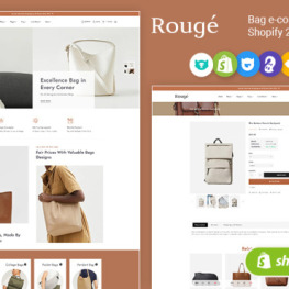 Rouge Responsive for Luxury Leather Shopify Theme # 349202