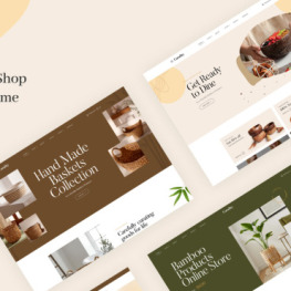 Carafity Bamboo Handmade Shopify Theme # 350095