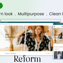 Reform Best Clothing Sopify Shopify Theme # 350357
