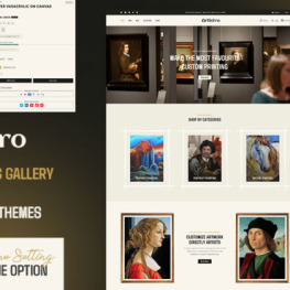 Artistro Art Painting Gallery Museum Shopify Theme # 351052