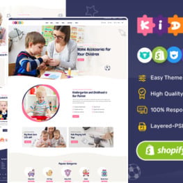 Kidzo Multipurpose Theme Shopify Theme # 351251