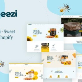 Ap Beezi Honey Organic Food Shopify Theme # 351422