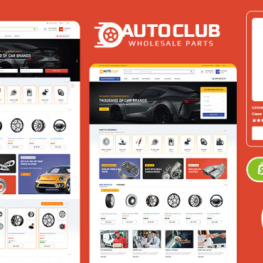 AutoClub Multipurpose Theme Shopify Theme # 351689