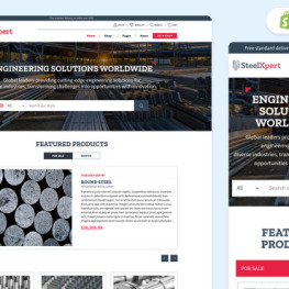 SteelXpert The Next Generation Shopify Theme # 353628