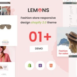 Lemons The Lifestyle Fashion Shopify Theme # 353819