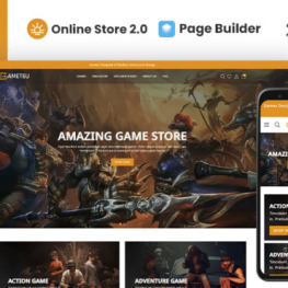 Gametsu Anime Manga game Store Shopify Theme # 355564