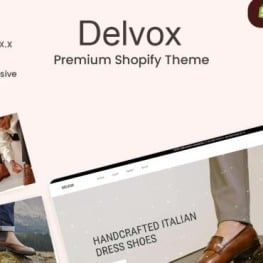 Delvox Shoes Multipurpose Shopify Theme # 358071
