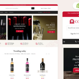 Corkle Wine Products and Winery Farm Shopify Theme # 358075