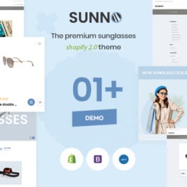 Sunno The Premium Sunglasses Shopify Theme # 359910