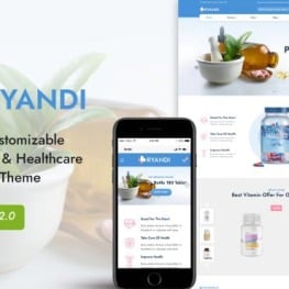 Ryandi Medical and Pharmacy Shopify Theme # 360933