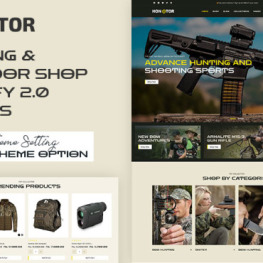Hontor Hunting Outdoor Shop Shopify Theme # 360935