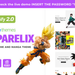Apparelix Anime and Manga Shop Shopify Theme # 361780