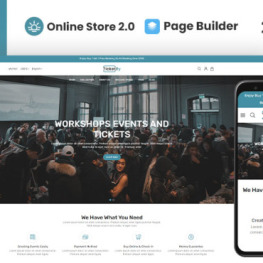 Ticketify ticket booking Shopify Theme # 361810