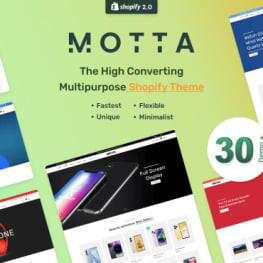 Motta Next Generation Multipurpose OS Shopify Theme # 364526