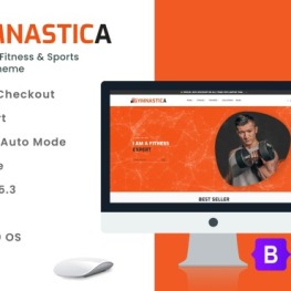 Gymnastica Gym Health Fitness Sports Shopify Theme # 365735