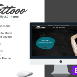Tattooo Tattoo Shopify Theme # 365905