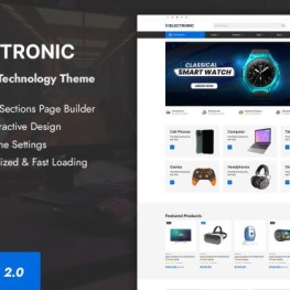TMElectronic Electronics eCommerce Shopify Theme # 366136