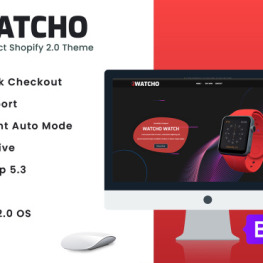 Watcho One Product Shopify Theme # 366315