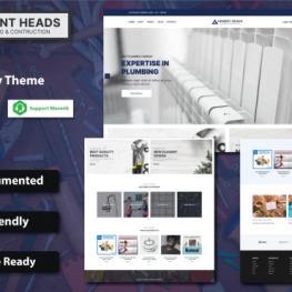 Cement Heads Plumbing Construction Shopify Theme # 366651