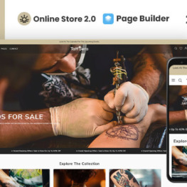 Tattoera Tattoo Accessories Shopify Theme # 367730