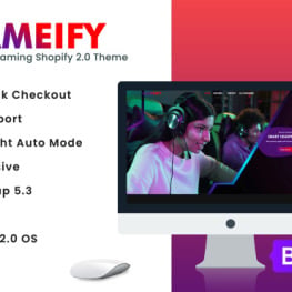 Gameify Game and Gaming Shopify Theme # 369252