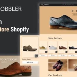 Cobbler Shoe Store eCommerce Shopify Theme # 370049