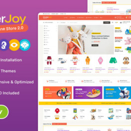 KinderJoy MegaStore For Kids Fashion Shopify Theme # 371147