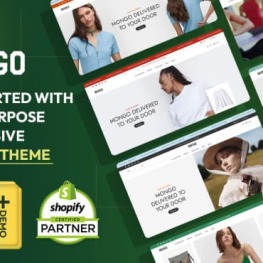 Mongo Fashion Multipurpose Shopify Theme # 371718