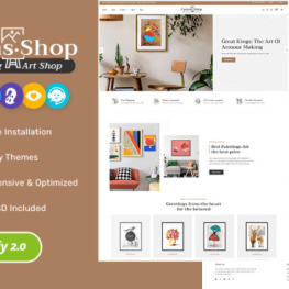 CanvasArt Crafted For Painting Art Shopify Theme # 371726
