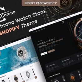 Chrono Watch Store Multipage Website Shopify Theme # 371728