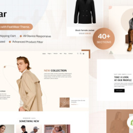 Fast Wear Fashion Store Minimal Shopify Theme # 371877