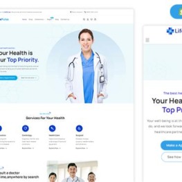 LifePulse Medical Health Shopify Theme # 372945