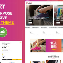Habbot Fashion Sport Footwear Shoes Shopify Theme # 372946