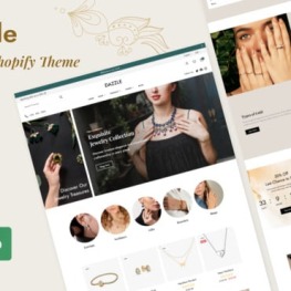 Dazzle Jewelry Shopify Theme # 374801