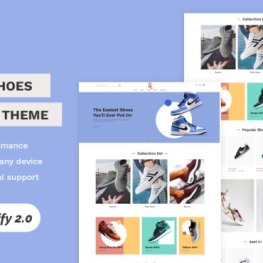 Run Shoes Accessory High level Shopify Theme # 375553